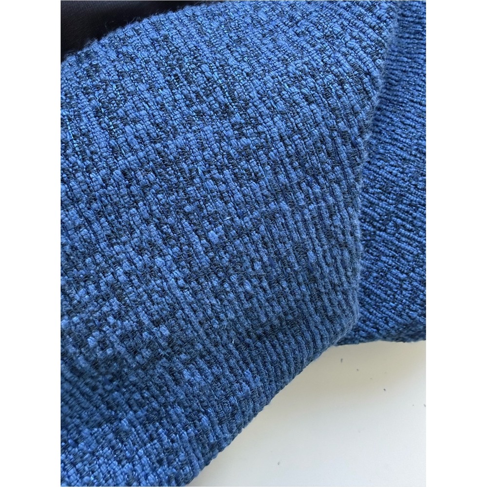 Banana Republic Blue Tweed Sleeveless A-Line Dress Sophisticated - Picture 5 of 14